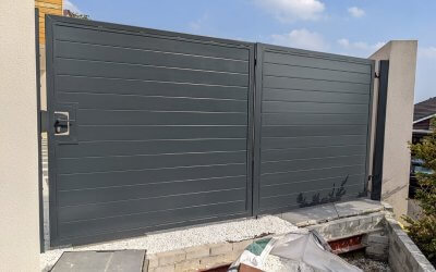 New Gate Sprayed to a Anthracite Grey Finish