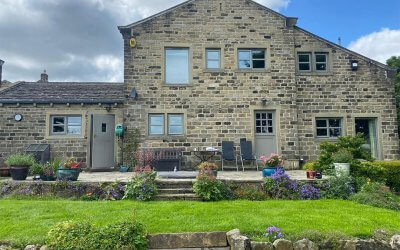 Oak Effect Windows to RAL 7030