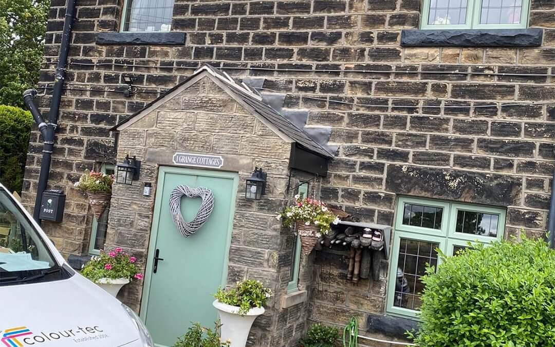 White Windows & Doors to a Chartwell Green Finish