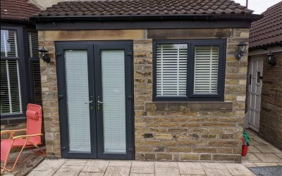 White uPVC Windows & Doors to Anthracite Grey
