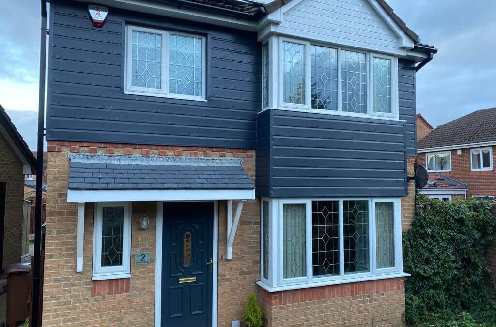 White uPVC Door Colour Coating