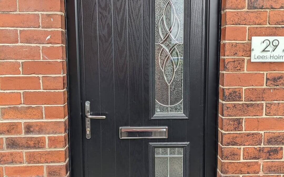 Door Frame White to RAL 9005